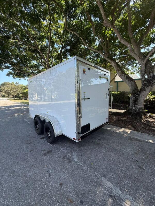 New 2026 Hook & Line 6 x 12 Enclosed 7k Trailer