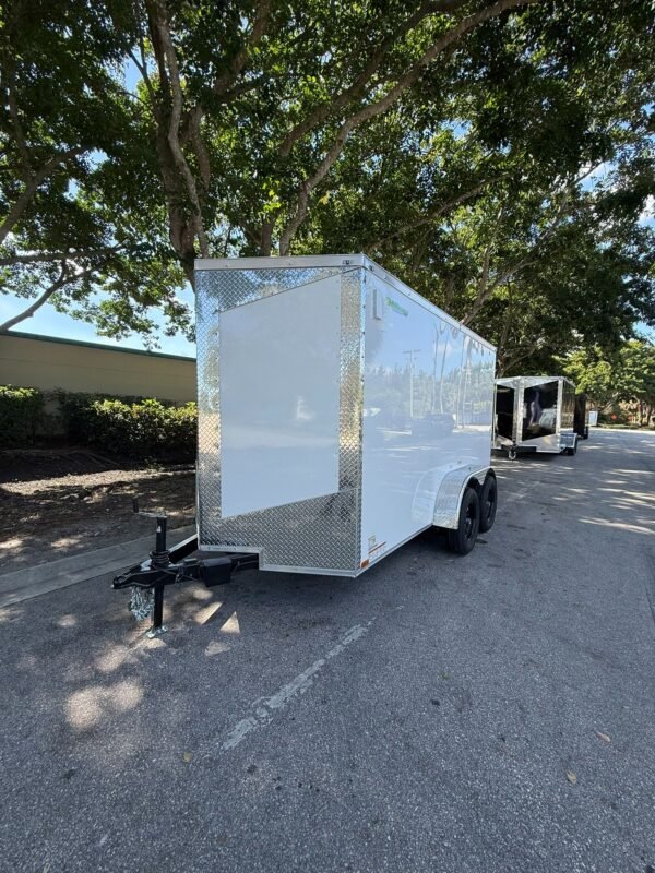 New 2026 Hook & Line 6 x 12 Enclosed 7k Trailer