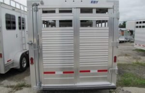 2023 EBY Maverick 20′ Aluminum Livestock Trailer