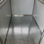 IMG_4584-150x150 4 x 6 Stainless Steel Guard Shack, Single Swing Door on 4 feet side, Plain Jane