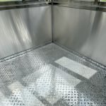 IMG_8579-150x150 6.5 x 6.5 Stainless Steel Guard Shack, Sliding Door, All Panels Stainless Steel, Plain Jane