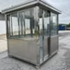 6.5 x 6.5 Stainless Steel Guard Shack, Sliding Door, Plain Jane