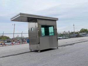 4‘ x 6’ Heavy Duty Stainless Steel bulletproof Guard Shack