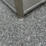 5×5 Stainless Steel Guard Shack, Swing Door, Table, Legs, Light