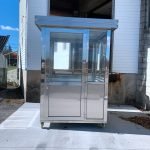 IMG_9391-150x150 5×5 Stainless Steel Guard Shack, Swing Door