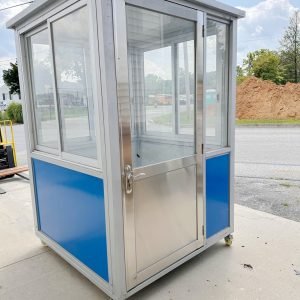 IMG_9565-300x300 5×5 middle line Economy Color Steel Guard Shack, Blue, Plain Jane