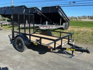 Big Tex 5 x 8 Landscape Utility Trailer – Rear Landscape Gate