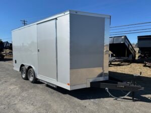 covered-wagon-85-x-16-enclosed-car-trailer-6-added-height Covered Wagon 8.5 x 16 Enclosed Car Trailer – 6″ Added Height
