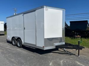 covered-wagon-85-x-16-enclosed-car-trailer-spare-tire Covered Wagon 8.5 x 16 Enclosed Car Trailer – Spare Tire