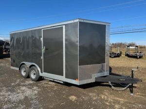 covered-wagon-85x16-enclosed-car-trailer-10k-gvwr Covered Wagon 8.5×16 Enclosed Car Trailer — 10K GVWR