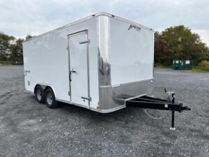 homesteader-85-x-16-enclosed-car-trailer-ramp-door Homesteader 8.5 x 16 Enclosed Car Trailer – Ramp Door