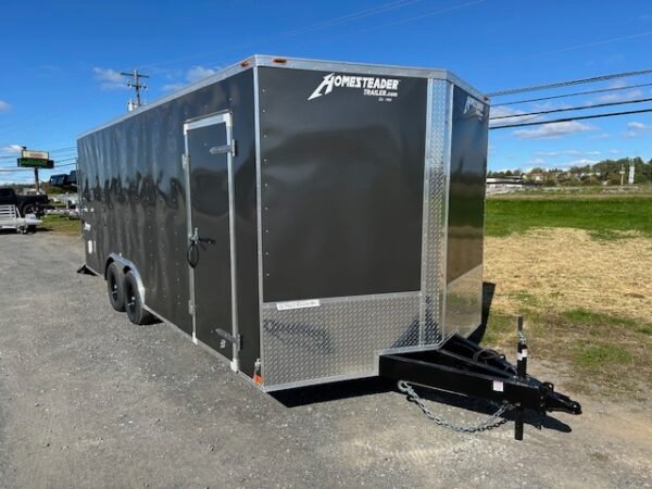 Homesteader 8.5 x 20 V-Nose Enclosed Car Hauler