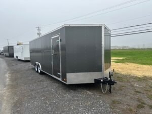 nexhaul-85-x-24-v-nose-enclosed-car-trailer Nexhaul 8.5 x 24 V-Nose Enclosed Car Trailer