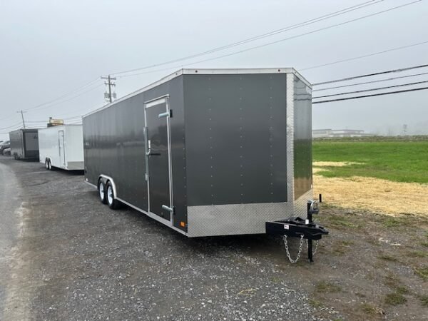 nexhaul-85-x-24-v-nose-enclosed-car-trailer Nexhaul 8.5 x 24 V-Nose Enclosed Car Trailer