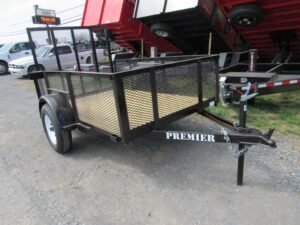 Premier 5 x 8 Landscape Utility Trailer – Mesh Sides