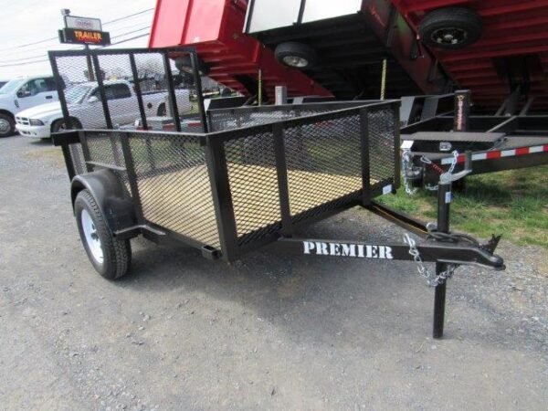 Premier 5 x 8 Landscape Utility Trailer – Mesh Sides
