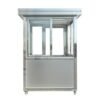 small-031-300x300 5×5 Stainless Steel Guard Shack, Swing Door, Plain Jane