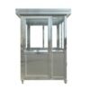 small-032-300x300 5×5 Stainless Steel Guard Shack, Swing Door, Plain Jane