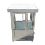 small-033-150x150 5×5 Stainless Steel Guard Shack, Swing Door, Plain Jane