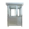 small-037-300x300 5×5 Stainless Steel Guard Shack, Swing Door, Plain Jane
