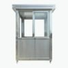 small-038-150x150 5×5 Stainless Steel Guard Shack, Swing Door, Plain Jane