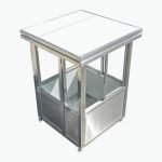 small-040-1-150x150 5×5 Stainless Steel Guard Shack, Swing Door, Plain Jane