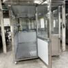 6.5 x 8 Stainless Steel Guard Shack, Swing Door on 6.5 feet side, Plain Jane